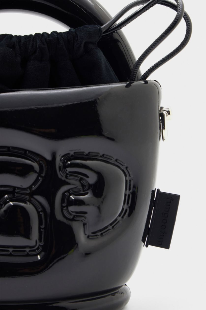 Kadın Siyah FunGooFun X Defacto Çıkartılabilir Askılı Balon Tasarımlı Kadın Omuz Çantası