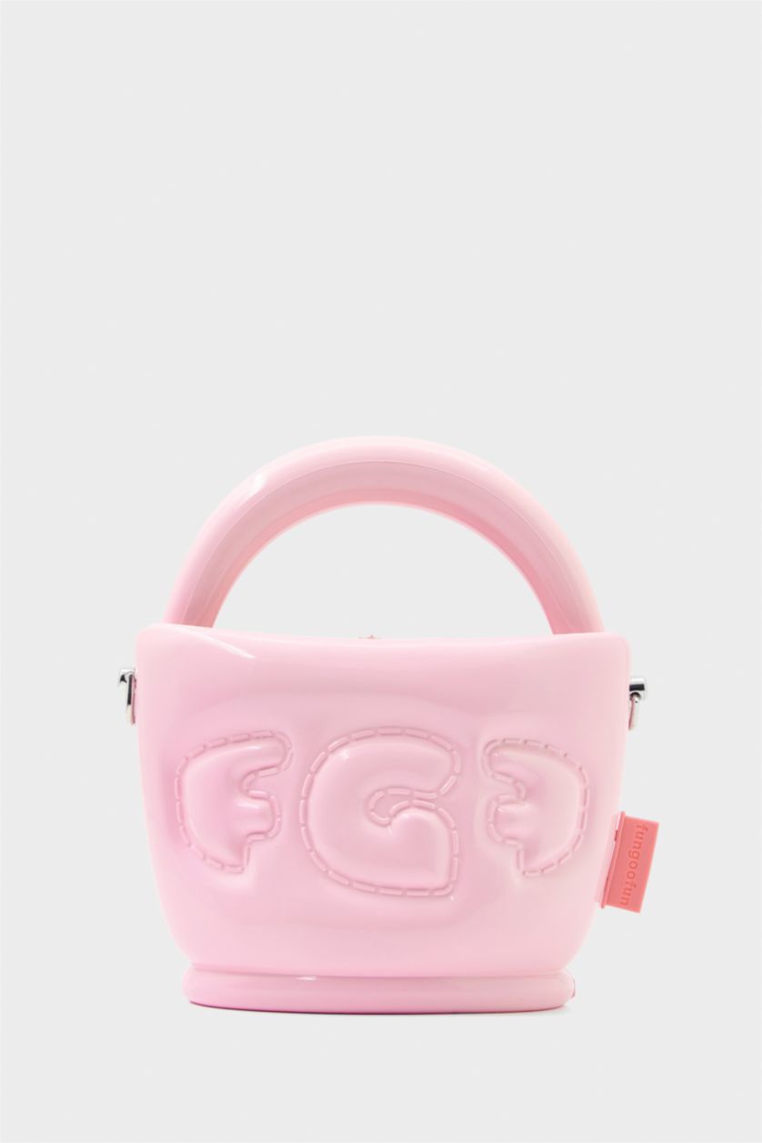 Kadın Pembe FunGooFun X Defacto Çıkartılabilir Askılı Balon Tasarımlı Kadın Omuz Çantası