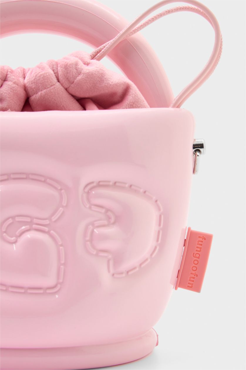 Kadın Pembe FunGooFun X Defacto Çıkartılabilir Askılı Balon Tasarımlı Kadın Omuz Çantası