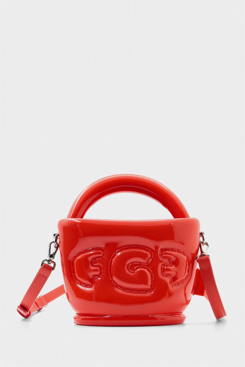 Kadın Kırmızı FunGooFun X Defacto Çıkartılabilir Askılı Balon Tasarımlı Kadın Omuz Çantası