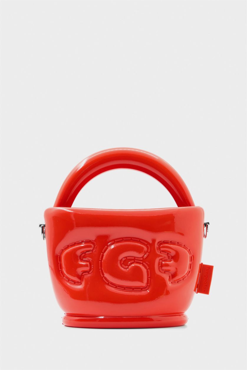 Kadın Kırmızı FunGooFun X Defacto Çıkartılabilir Askılı Balon Tasarımlı Kadın Omuz Çantası