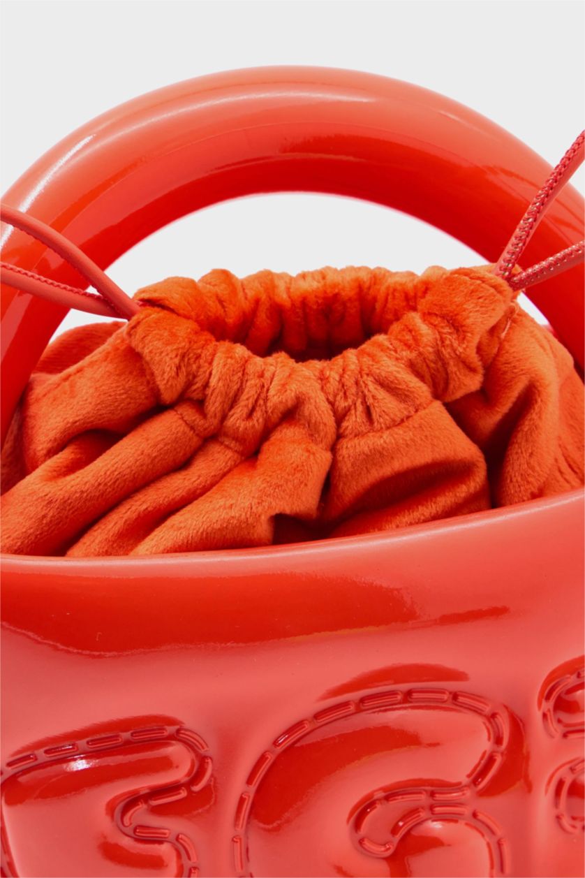 Kadın Kırmızı FunGooFun X Defacto Çıkartılabilir Askılı Balon Tasarımlı Kadın Omuz Çantası