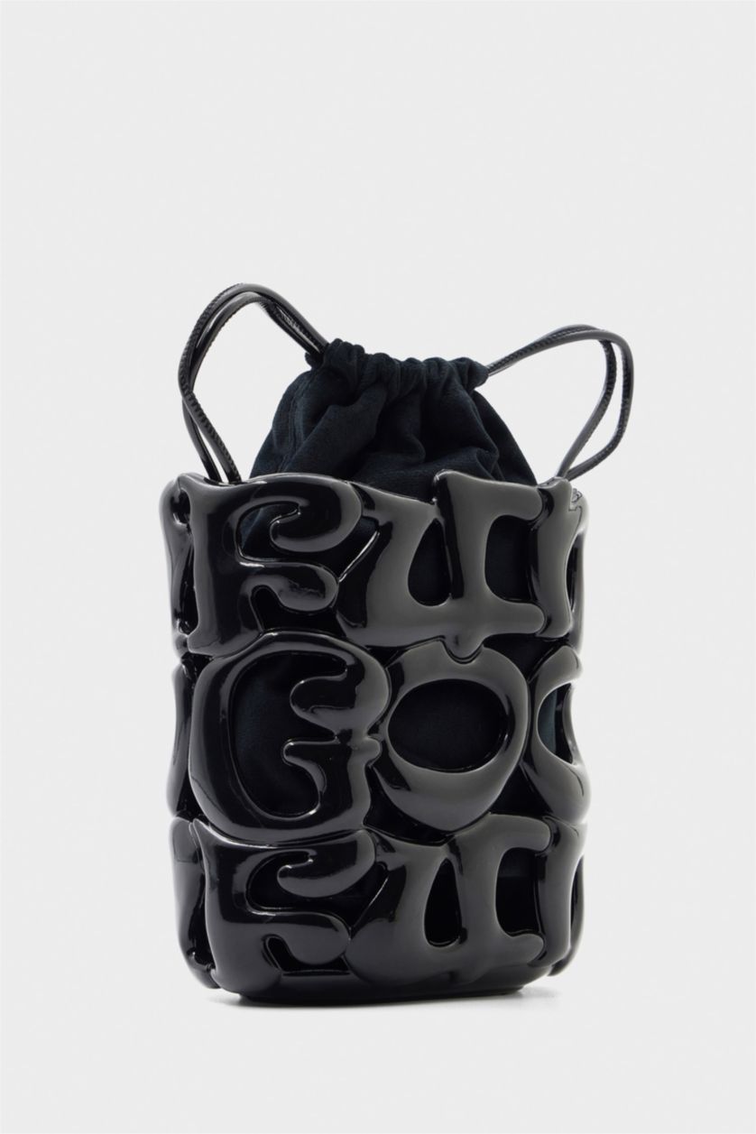 Kadın Siyah FunGooFun X Defacto İkon Tasarımlı Kadın Çapraz Çanta