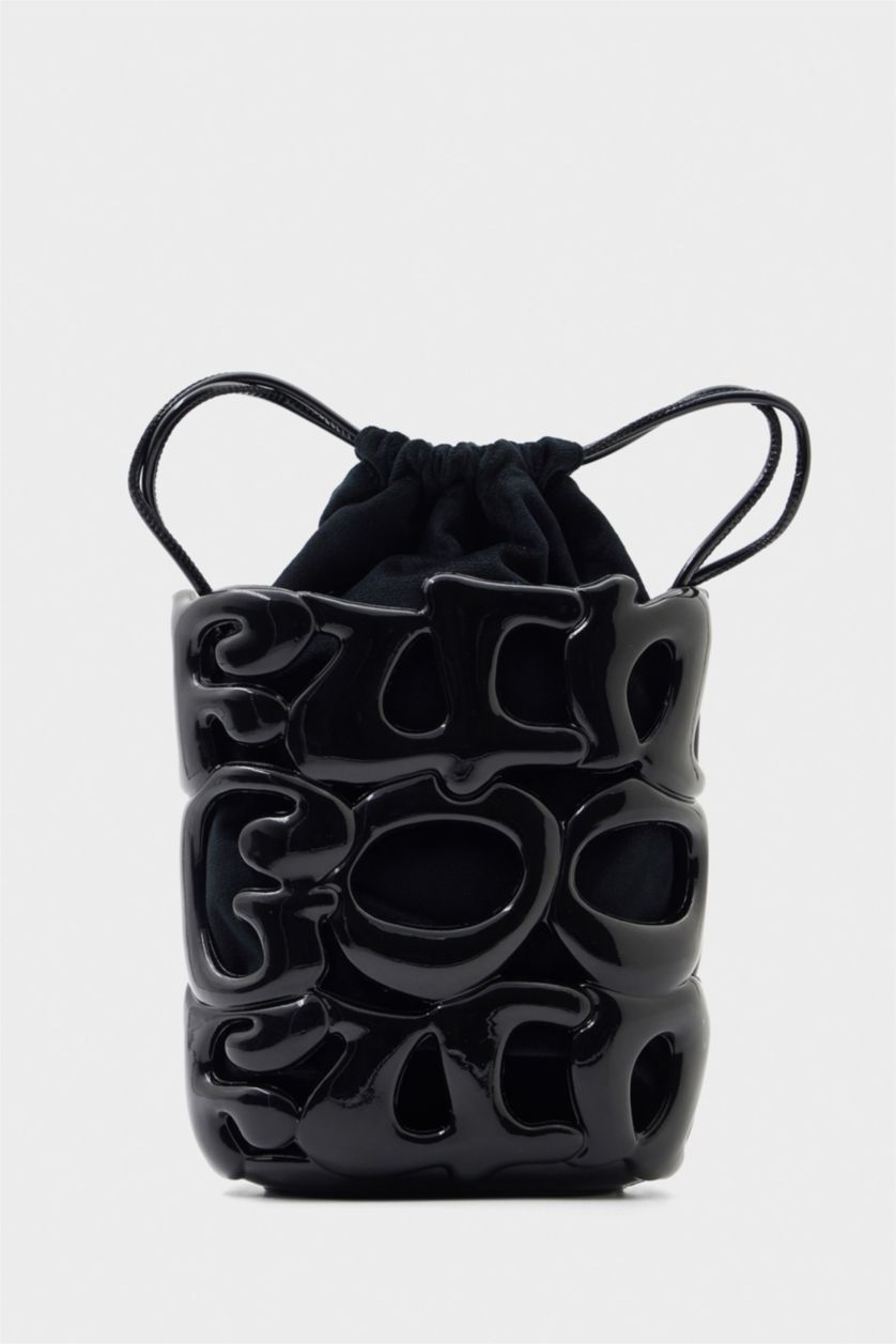 Kadın Siyah FunGooFun X Defacto İkon Tasarımlı Kadın Çapraz Çanta