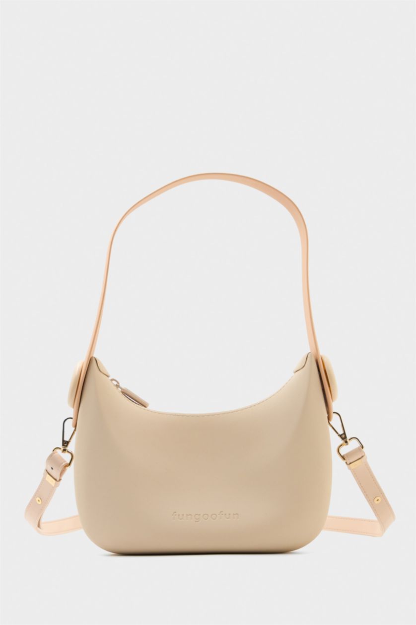 Kadın Bej FunGooFun X Defacto Ay Tasarımlı Kadın Omuz Çantası