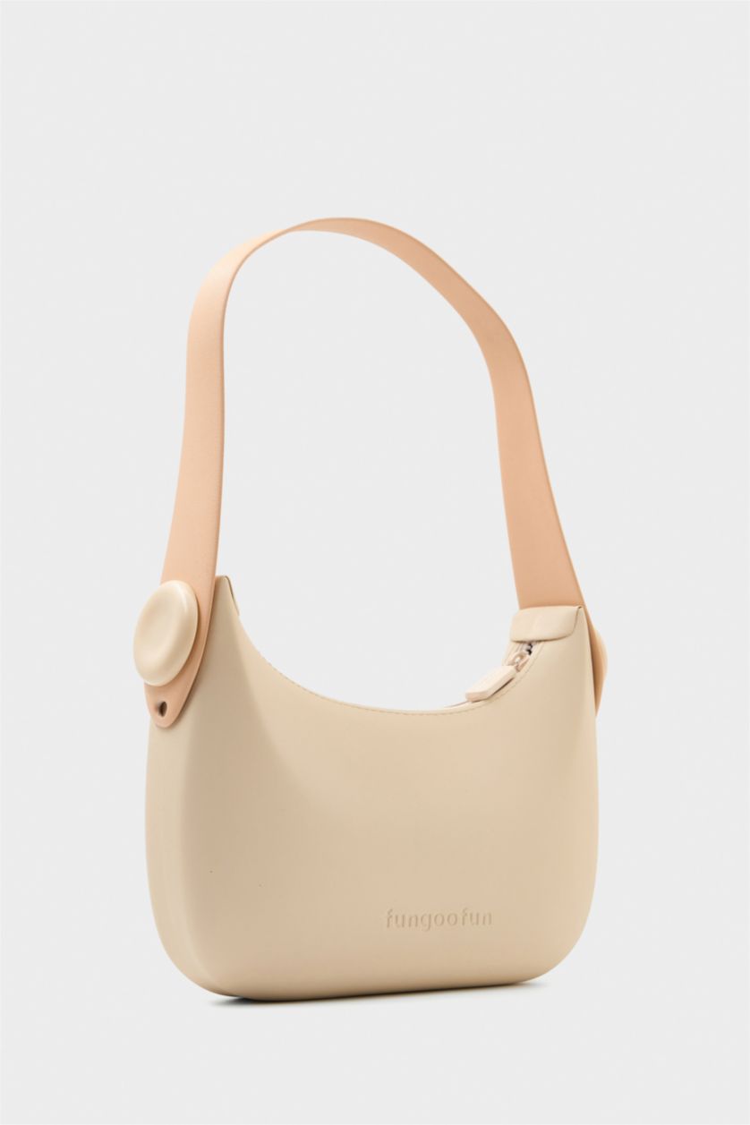 Kadın Bej FunGooFun X Defacto Ay Tasarımlı Kadın Omuz Çantası