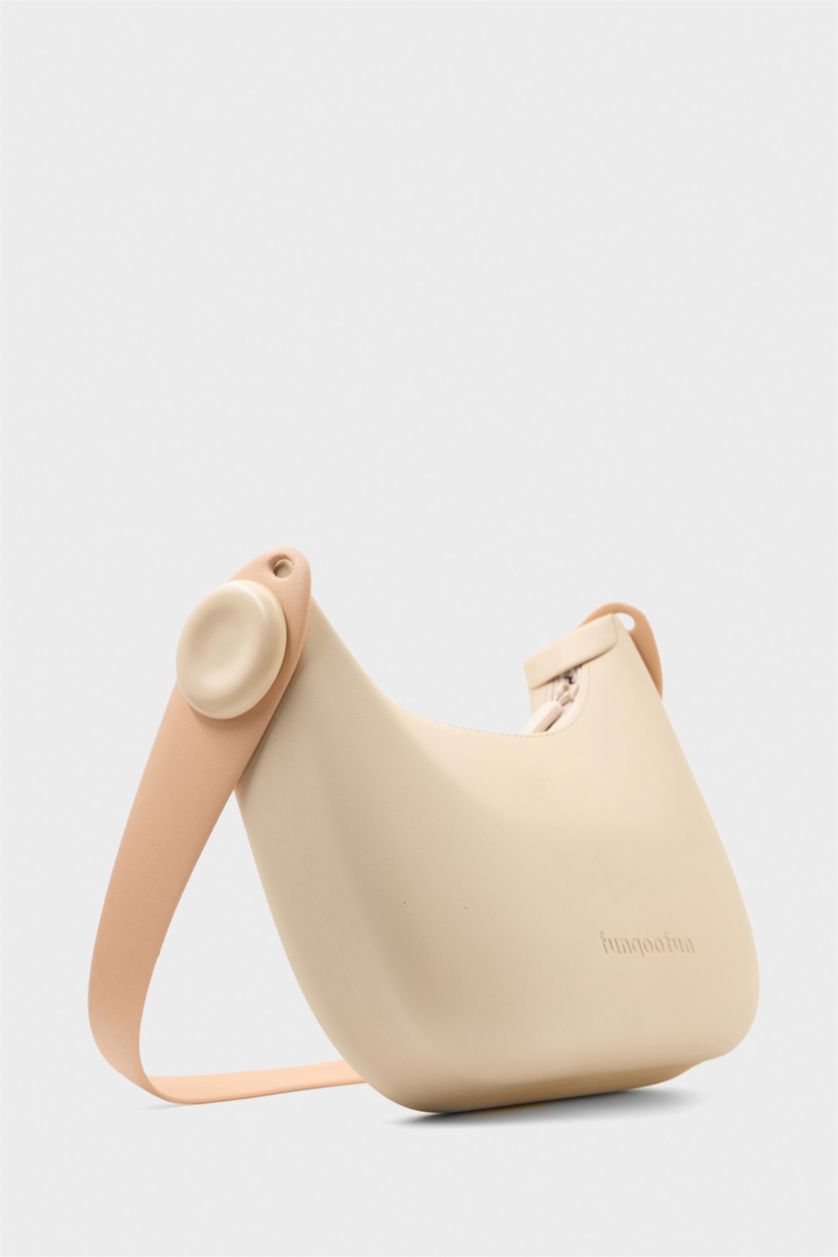 Kadın Bej FunGooFun X Defacto Ay Tasarımlı Kadın Omuz Çantası