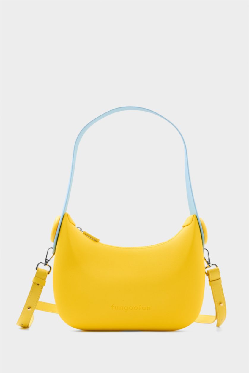 Kadın Sarı FunGooFun X Defacto Ay Tasarımlı Kadın Omuz Çantası