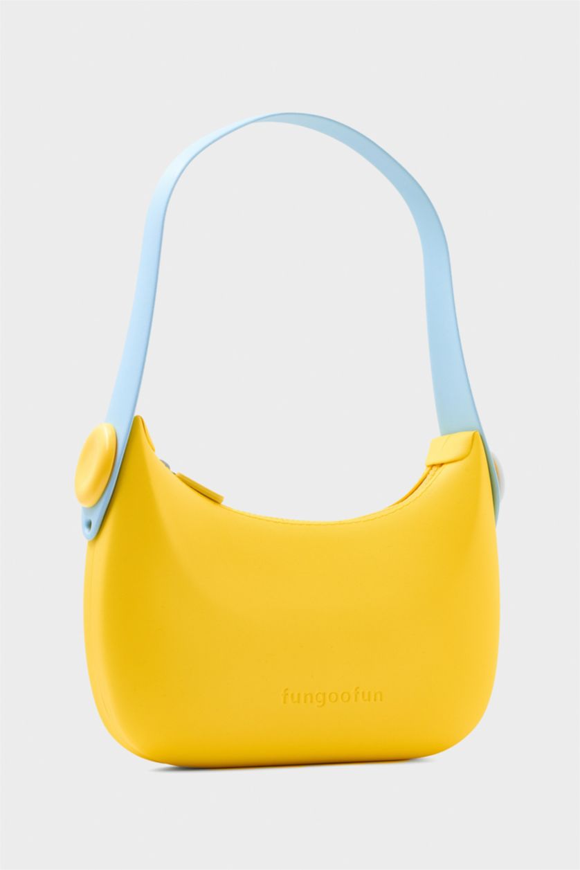 Kadın Sarı FunGooFun X Defacto Ay Tasarımlı Kadın Omuz Çantası