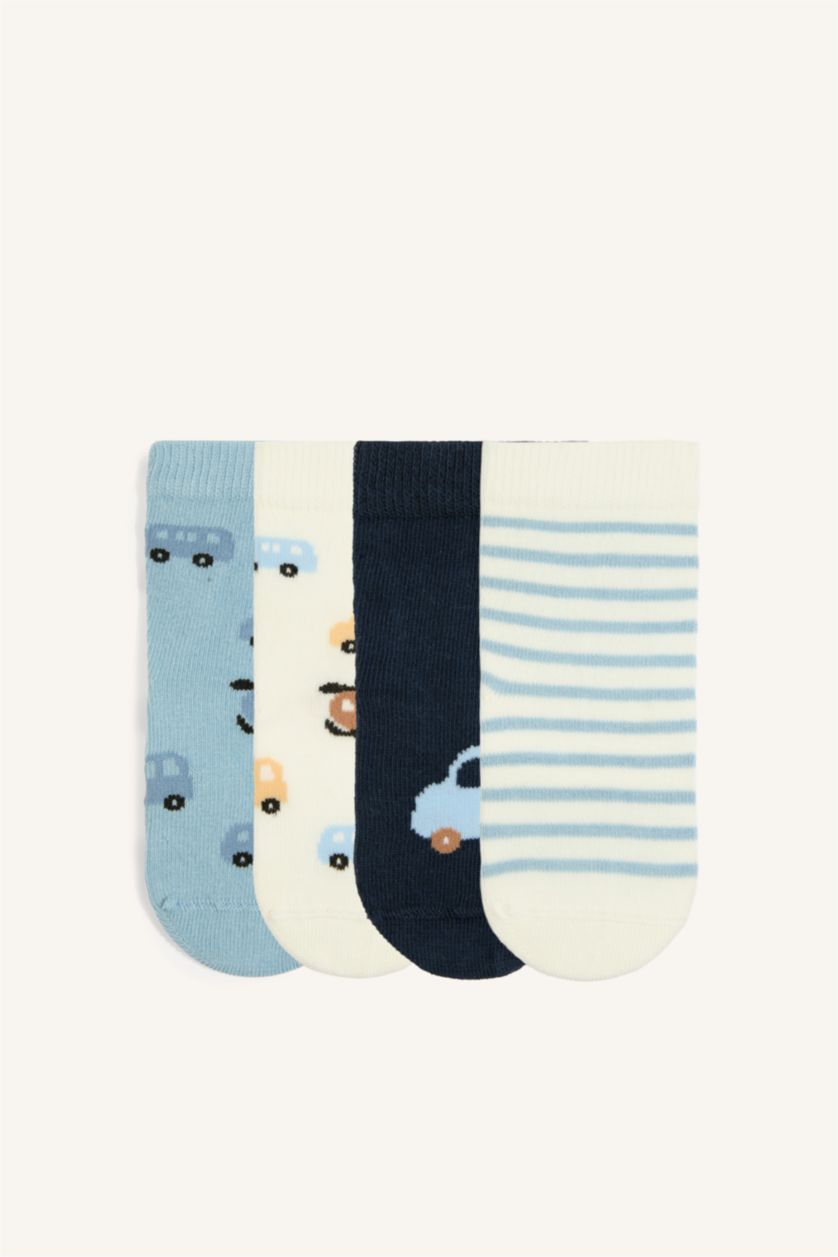 Baby Boy Karma Baby Boy 4 Piece Cotton Long Socks