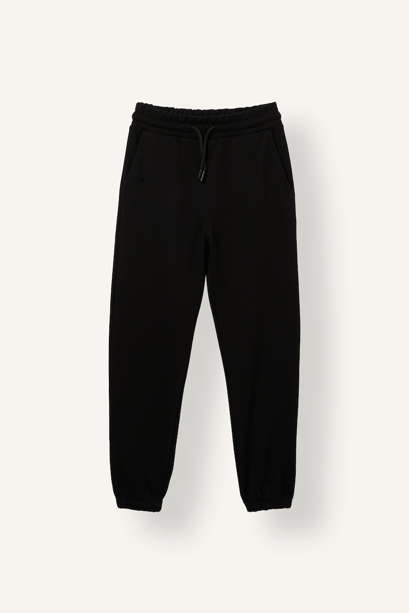 Erkek Çocuk - Genç Erkek Siyah Regular Fit Pantolon Erkek Çocuk