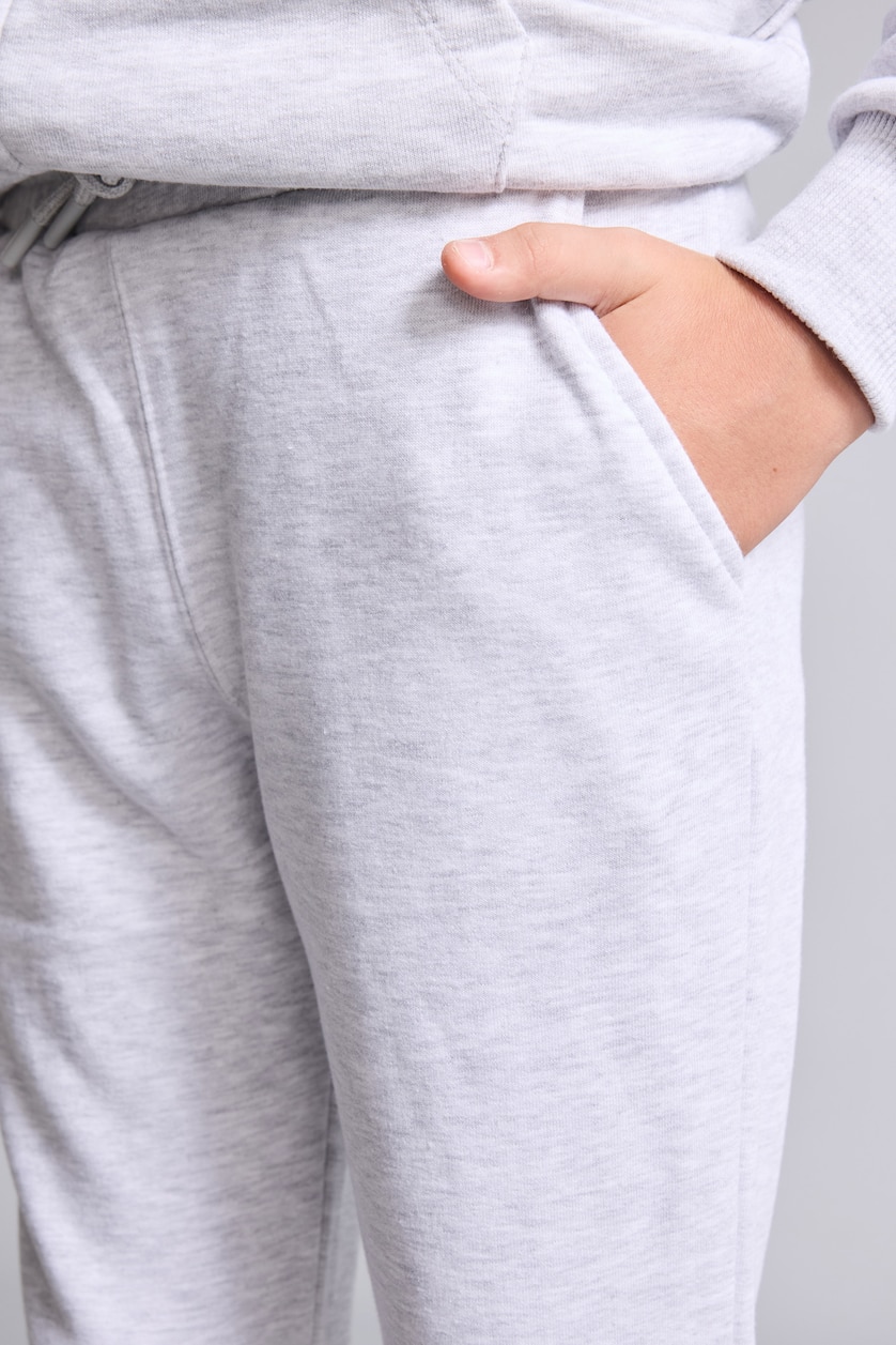 BOYS & TEENS Light Grey Melange Regular Boy Elastic Waist Optic Light Sweatpants