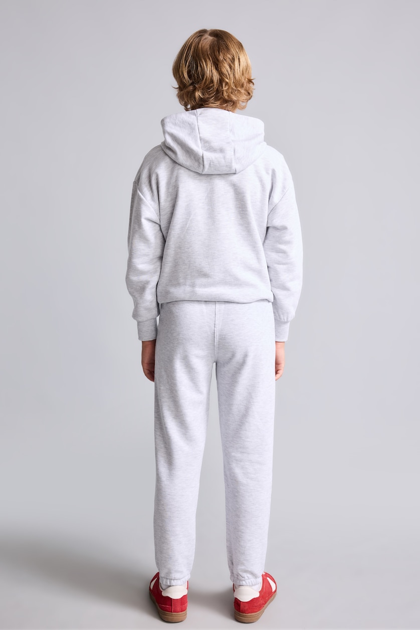 BOYS & TEENS Light Grey Melange Regular Boy Elastic Waist Optic Light Sweatpants