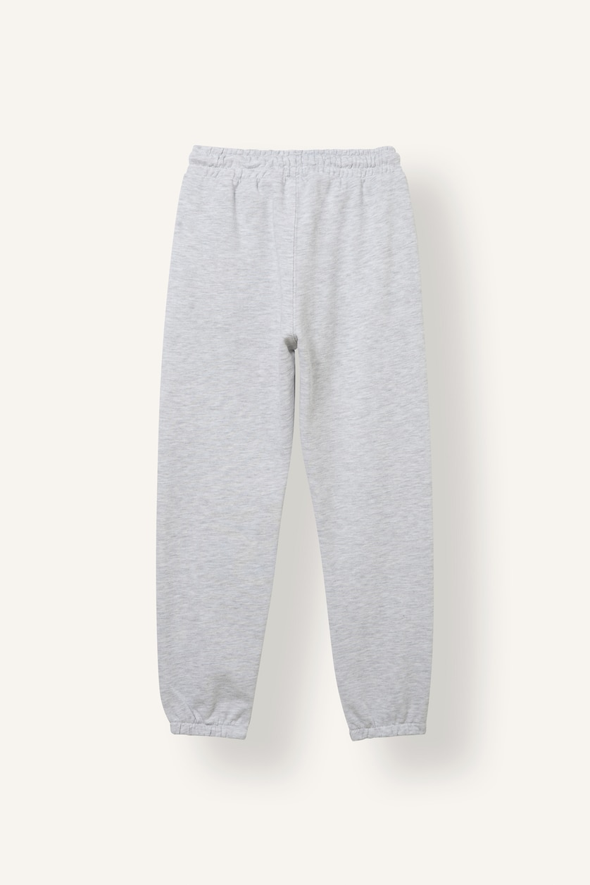 Young Boys - Teen Boys Light Grey Melange Regular Boy Elastic Waist Optic Light Sweatpants