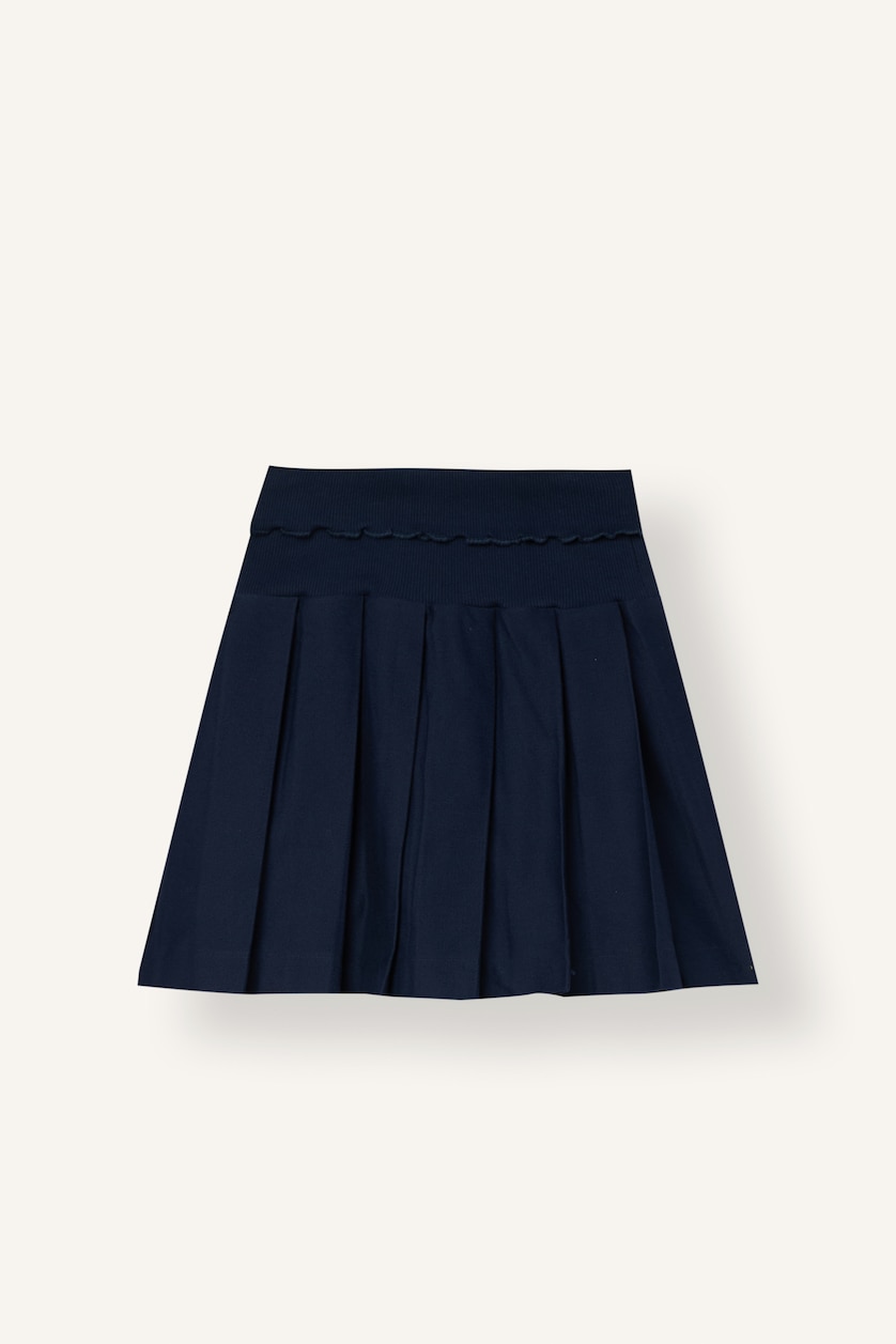 GIRLS & TEENS NAVY Girl Gabardine Navy Skirt