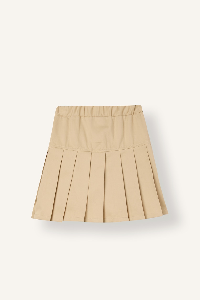 Young Girls - Teen Girls Light Beige Girl Beige Gabardine Skirt