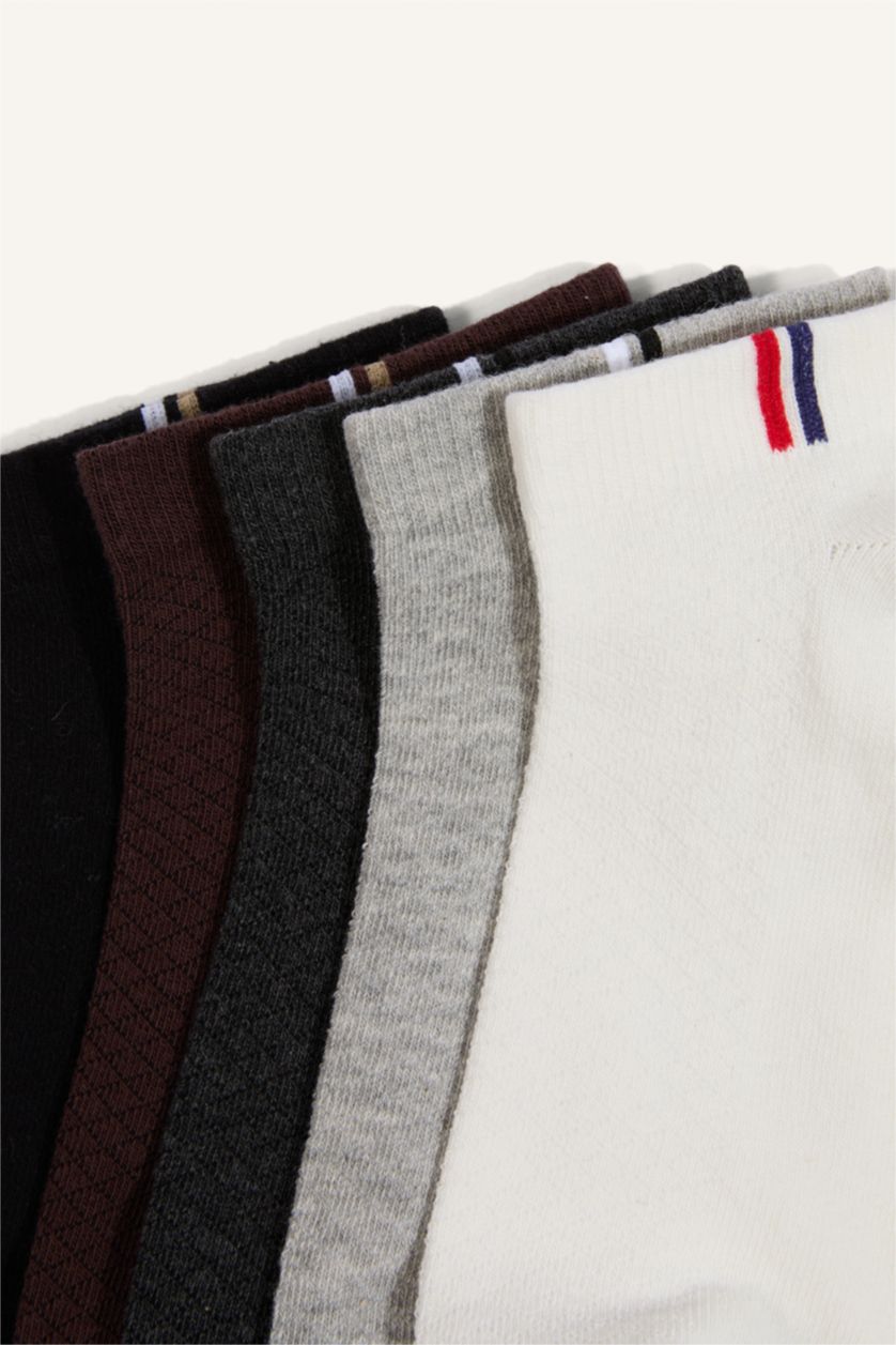 Men Karma 5 Piece Cotton Short Socks