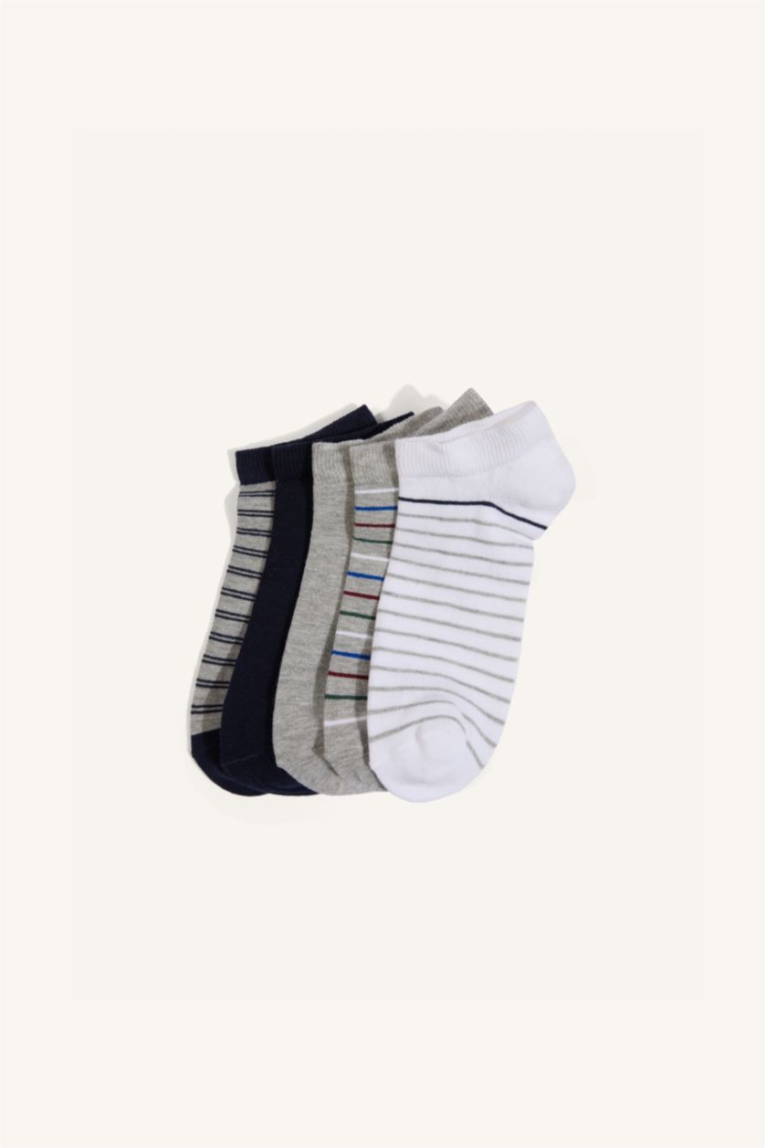 Men Karma 5 Piece Cotton Short Socks