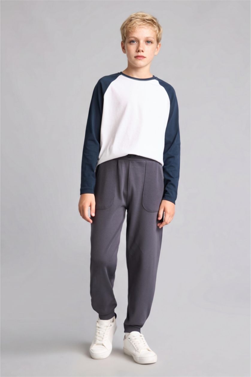 Young Boys - Teen Boys Anthracite Oversize Fit Trousers