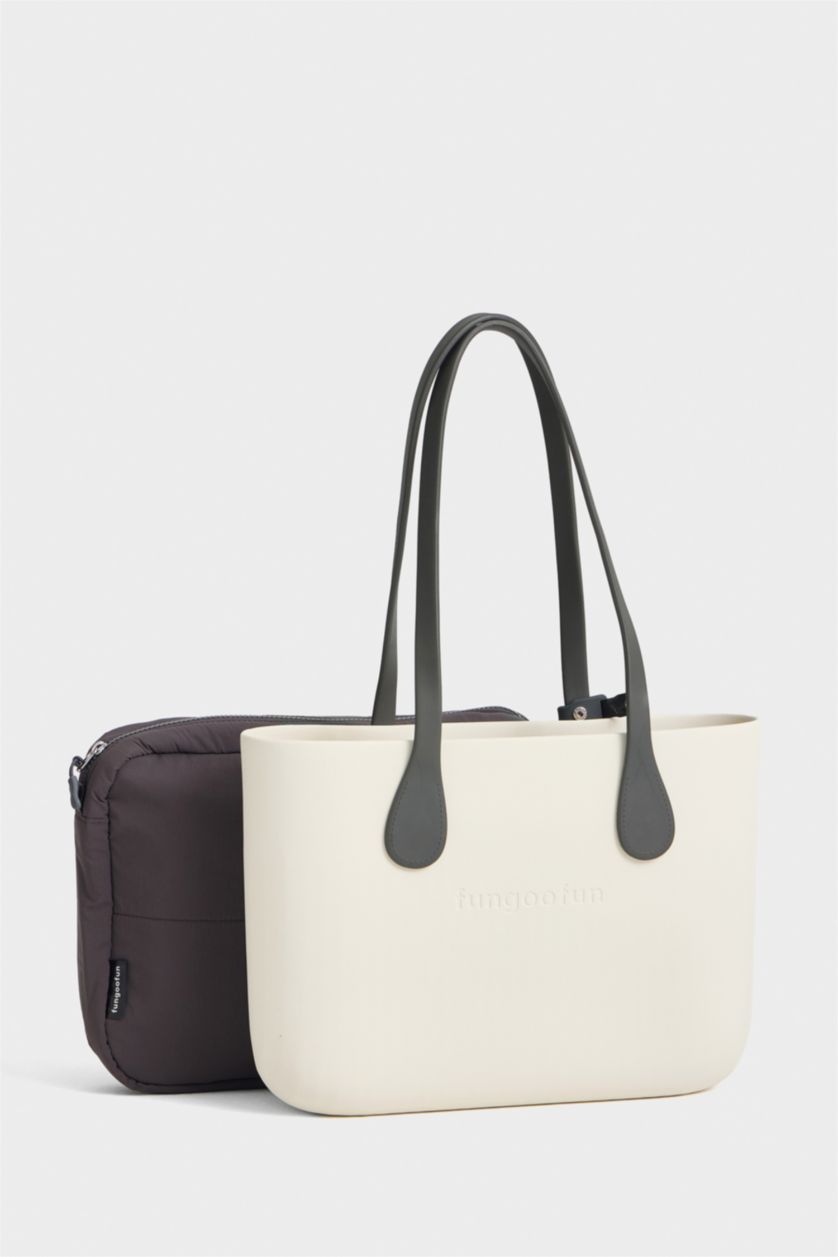 Kadın Bej FunGooFun X Defacto Kadın Omuz ve Notebook Çantası