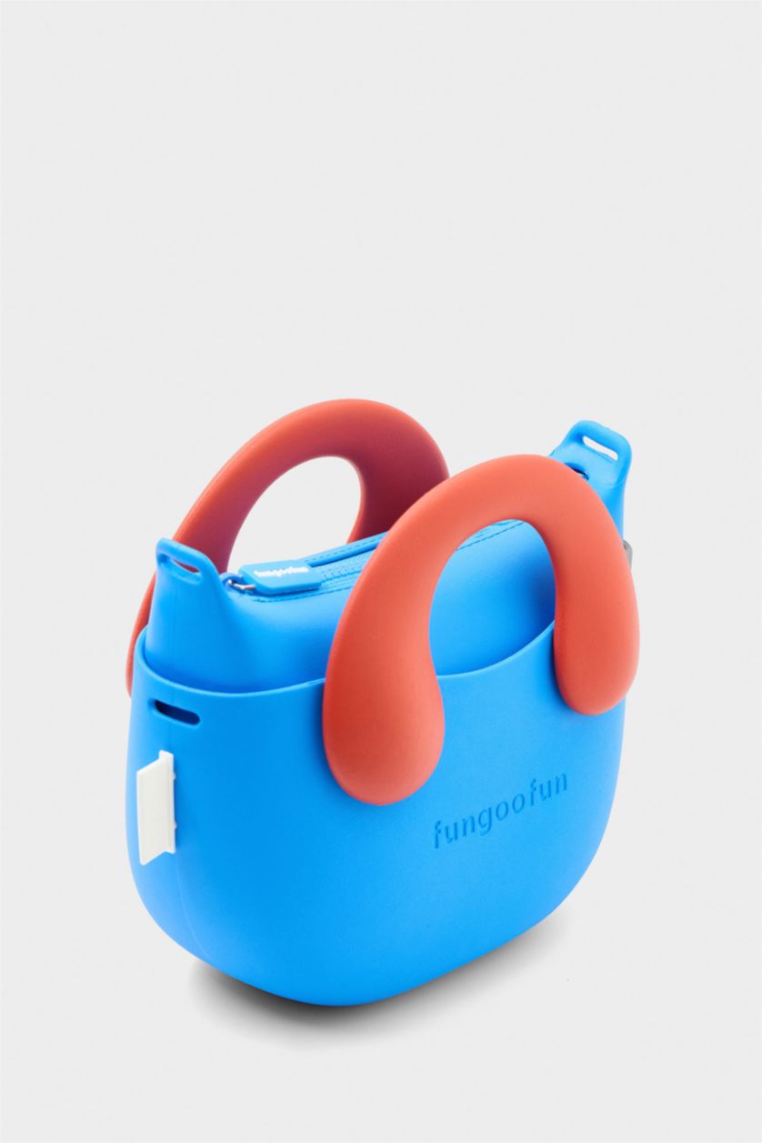 Kadın Mavi FunGooFun X Defacto Çıkartılabilir Askılı Renkli Şeker Kadın Omuz