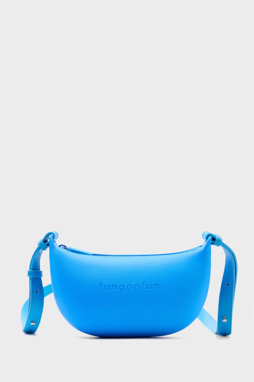 Kadın Mavi FunGooFun X Defacto Çıkartılabilir Askılı Renkli Şeker Kadın Omuz