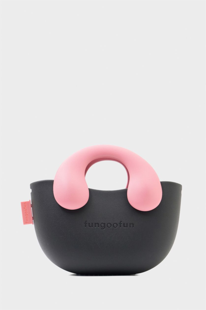 Kadın Siyah FunGooFun X Defacto Çıkartılabilir Askılı Renkli Şeker Kadın Omuz