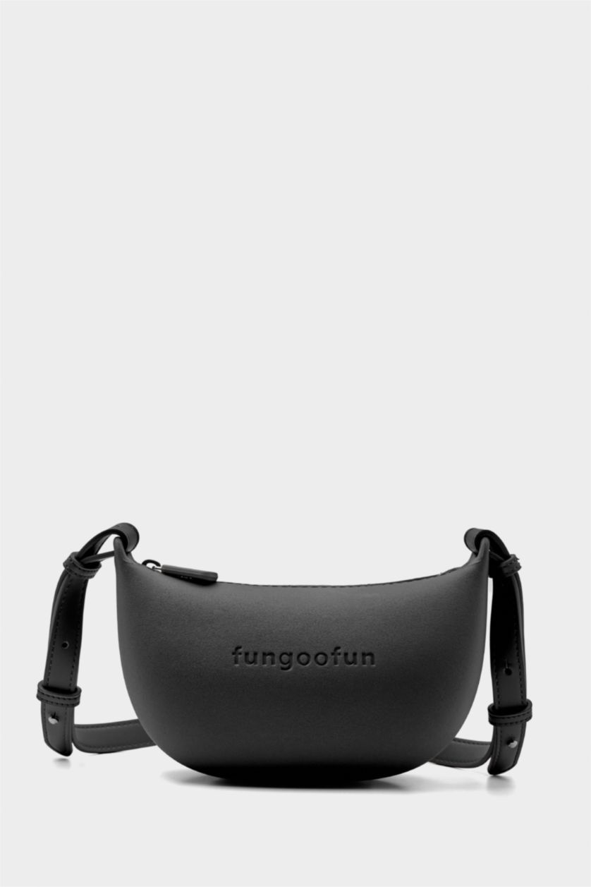 Kadın Siyah FunGooFun X Defacto Çıkartılabilir Askılı Kadın Omuz Çantası
