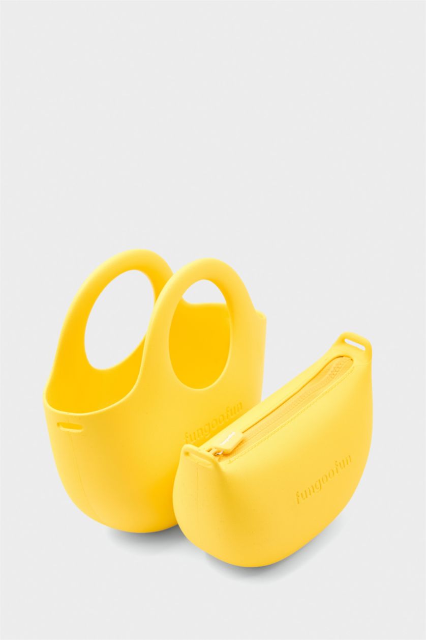 Kadın Sarı FunGooFun X Defacto Çıkartılabilir Askılı Kadın Omuz Çantası