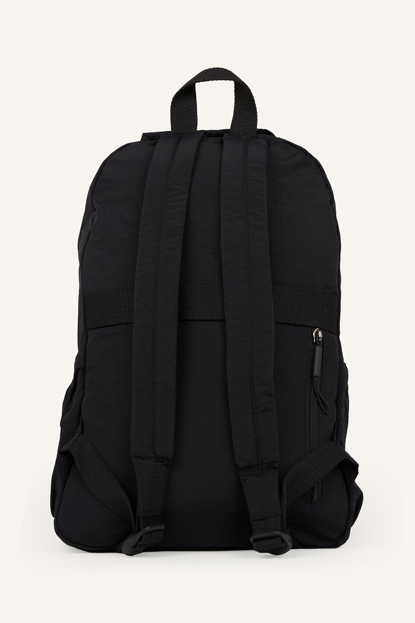 Woman Black Backpack