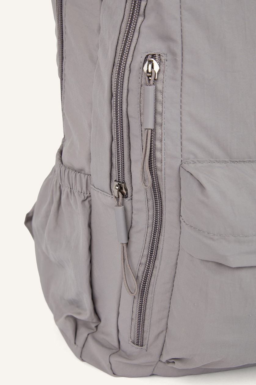 Woman Grey Backpack
