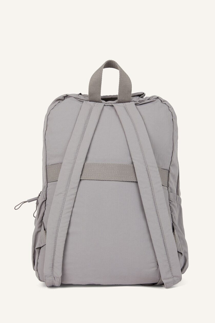 Woman Grey Backpack