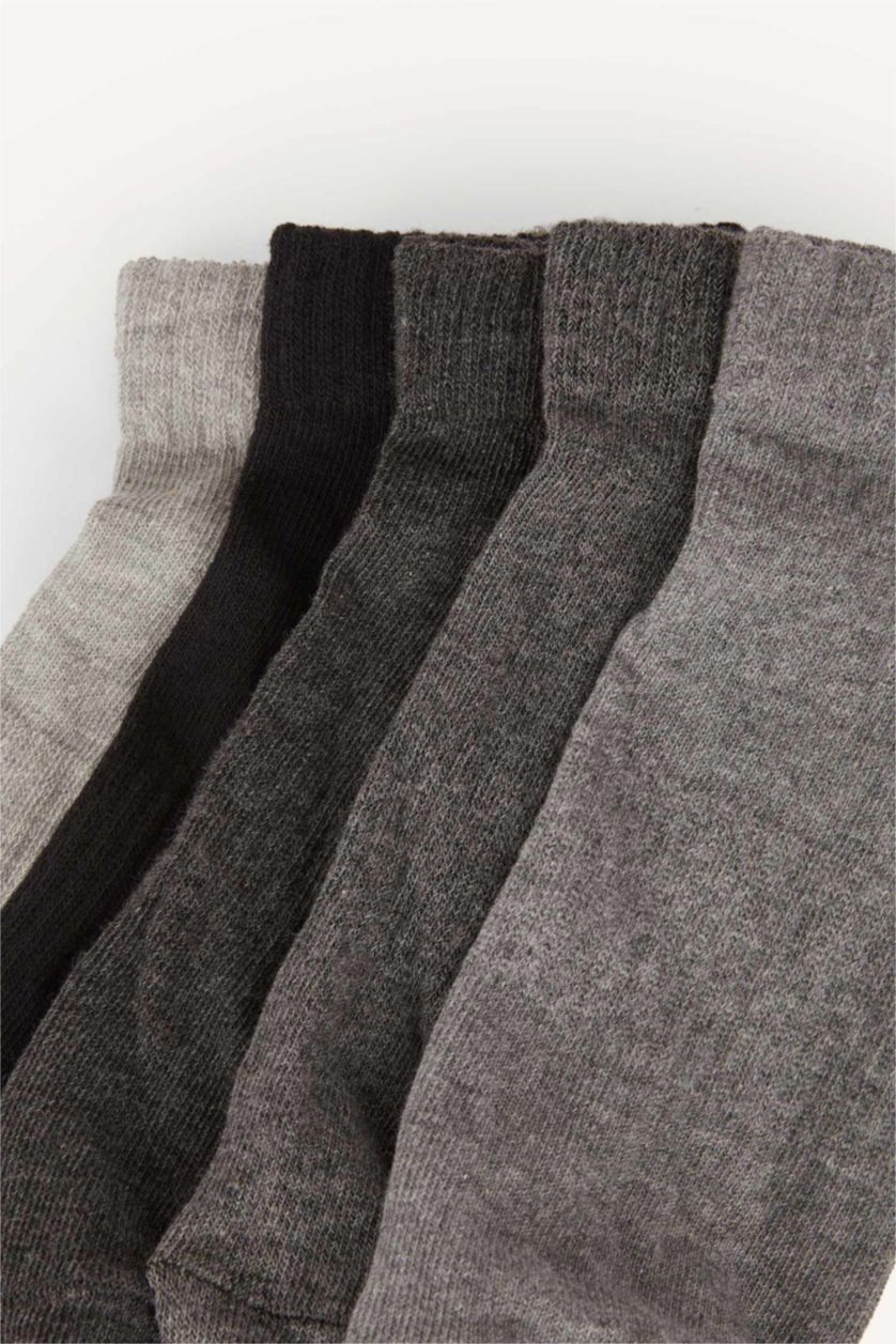 Men Karma 5 Piece Cotton Short Socks