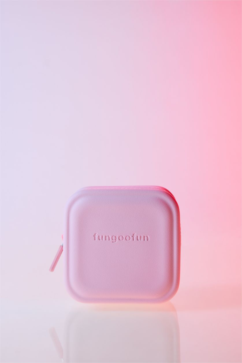 Kadın Pembe FunGooFun X Defac Şeker Küpü Makyaj Çantası