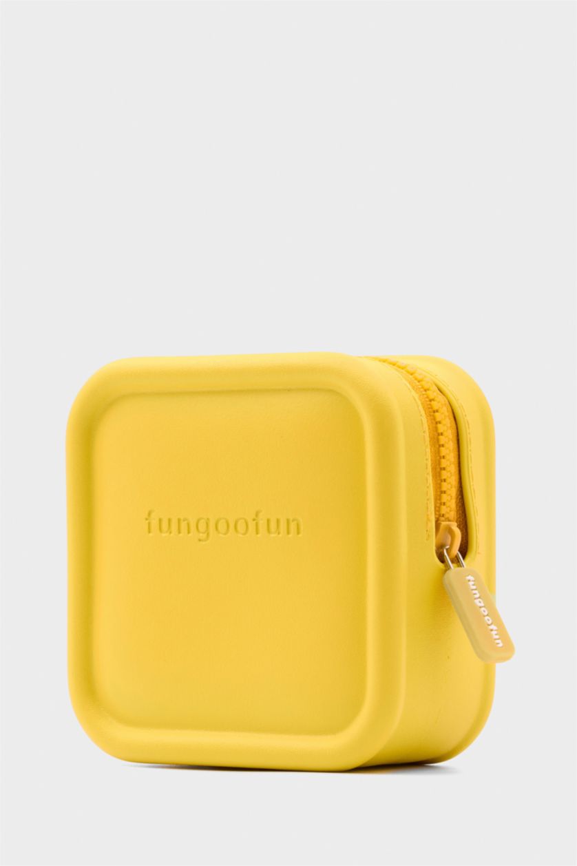 Kadın Sarı FunGooFun X Defac Şeker Küpü Makyaj Çantası