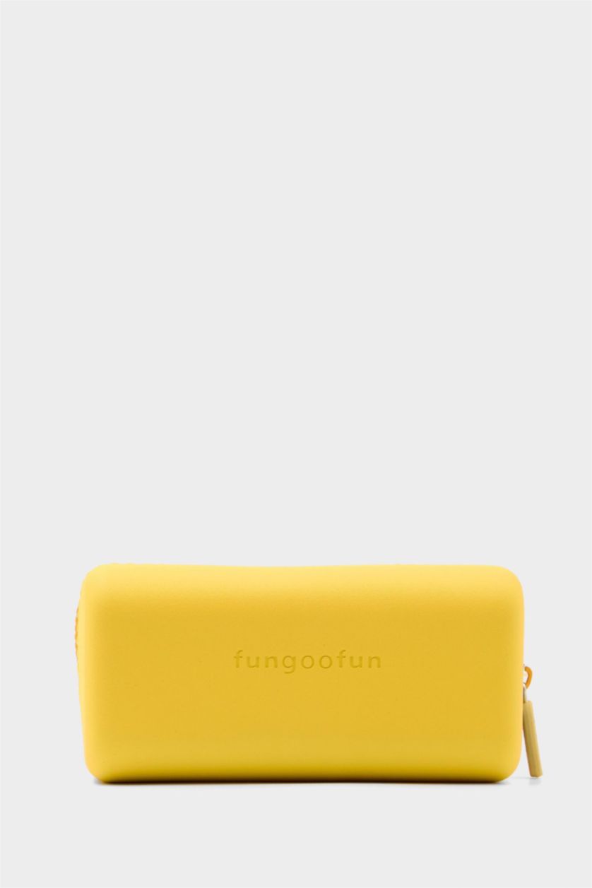 Kadın Sarı FunGooFun X Defacto Altın Külçe Formlu Makyaj Çantası