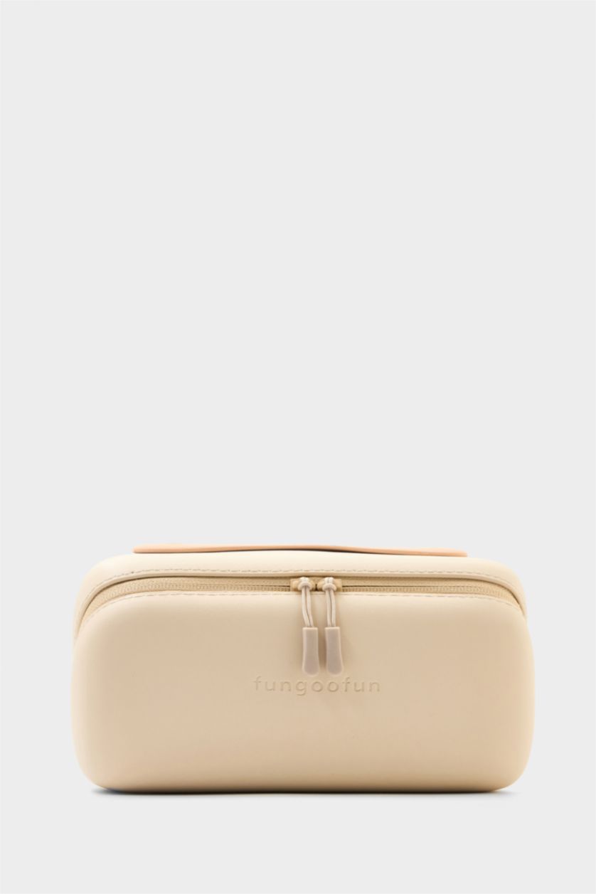 Kadın Bej FunGooFun X Defacto Kozmetik Organizer Çanta