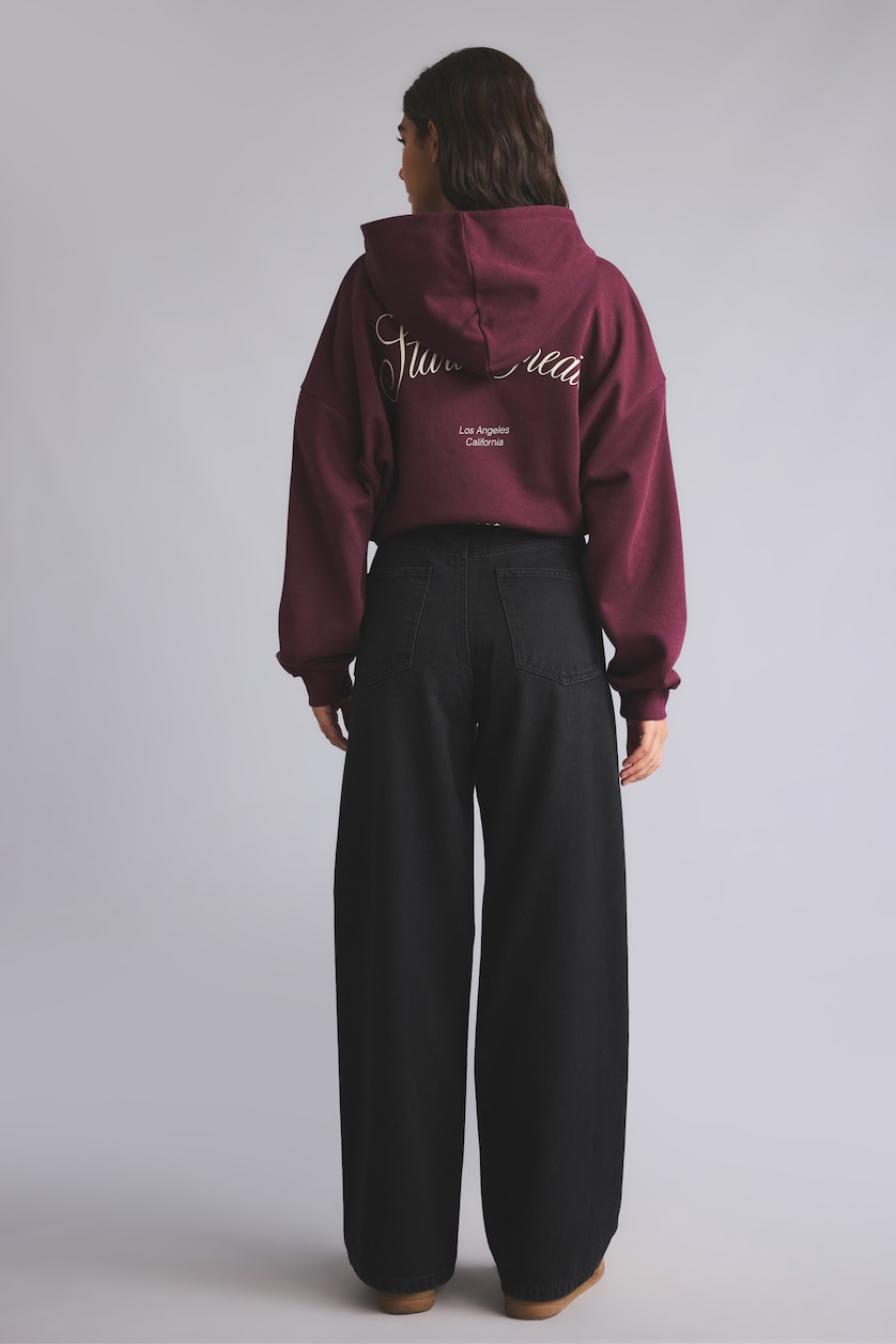 Әйелдерге қара Straight Fit шалбар
