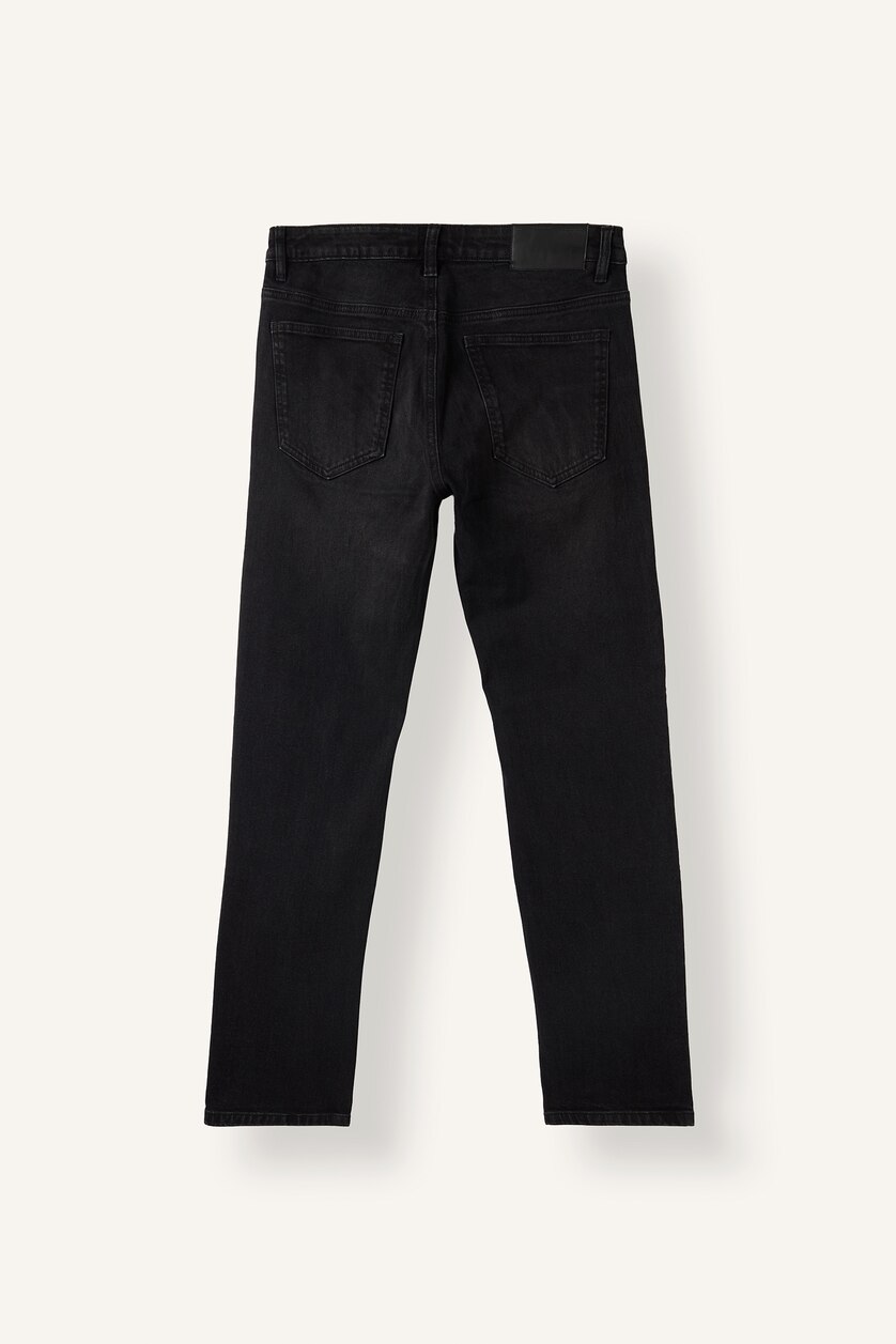 رجال أسود Slim Fit Regular Waist Pedro Jeans