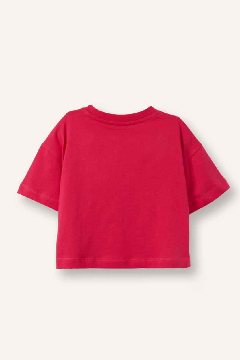 Baby Girls Fushsia Short Sleeve T-Shirt