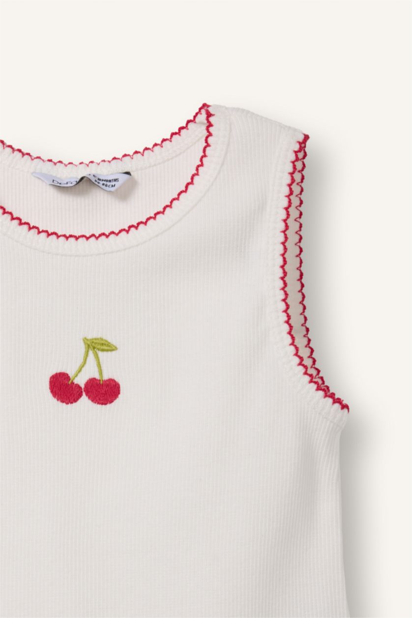Baby Girls Ecru Baby Girl Camisole Tank Top