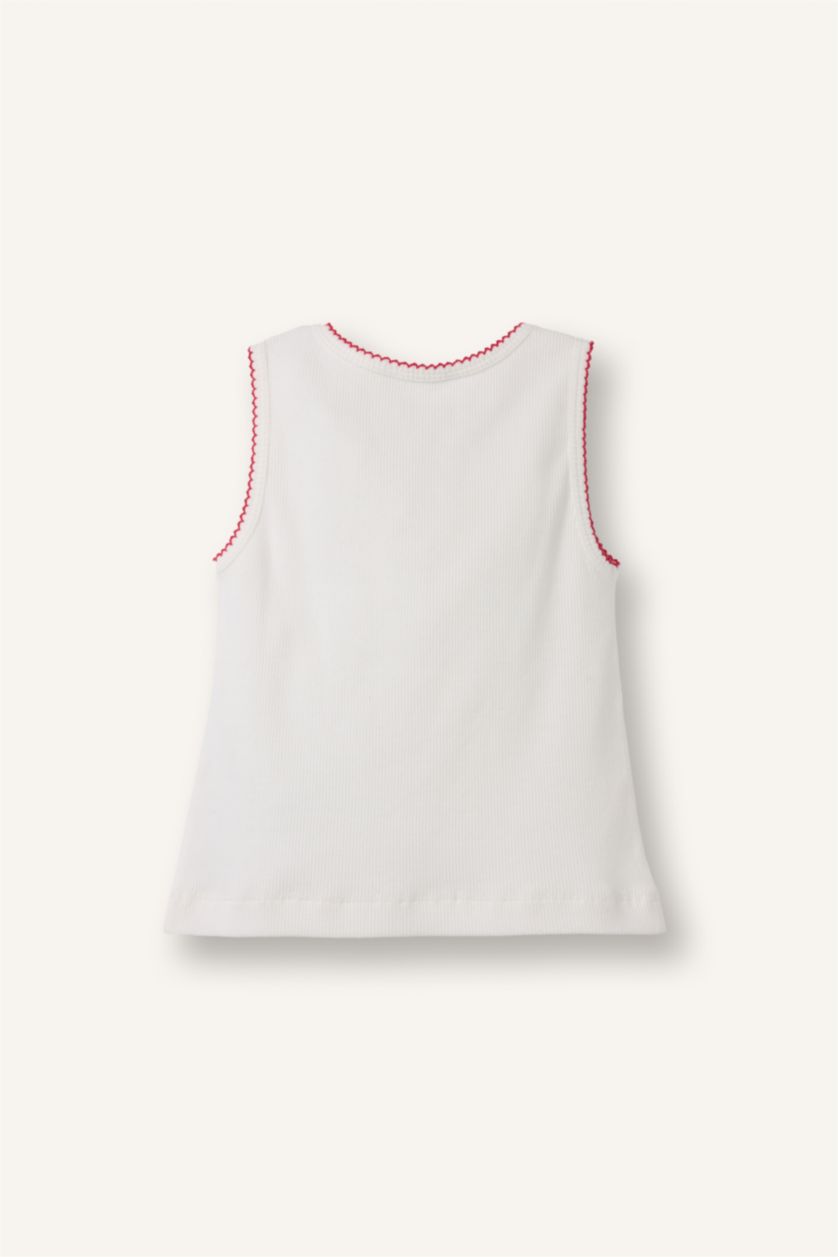 Baby Girls Ecru Baby Girl Camisole Tank Top
