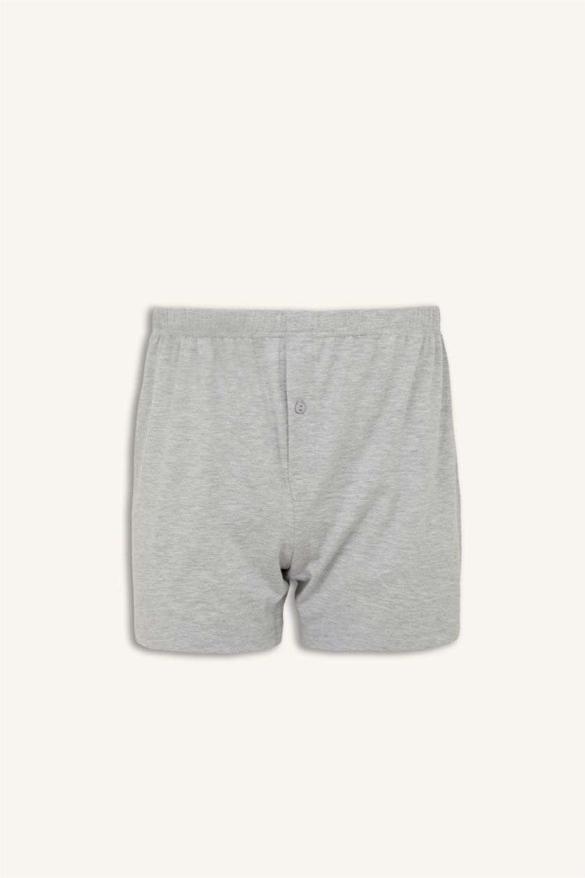 Erkek Siyah Relaxed Fit 2'li Boxer Set