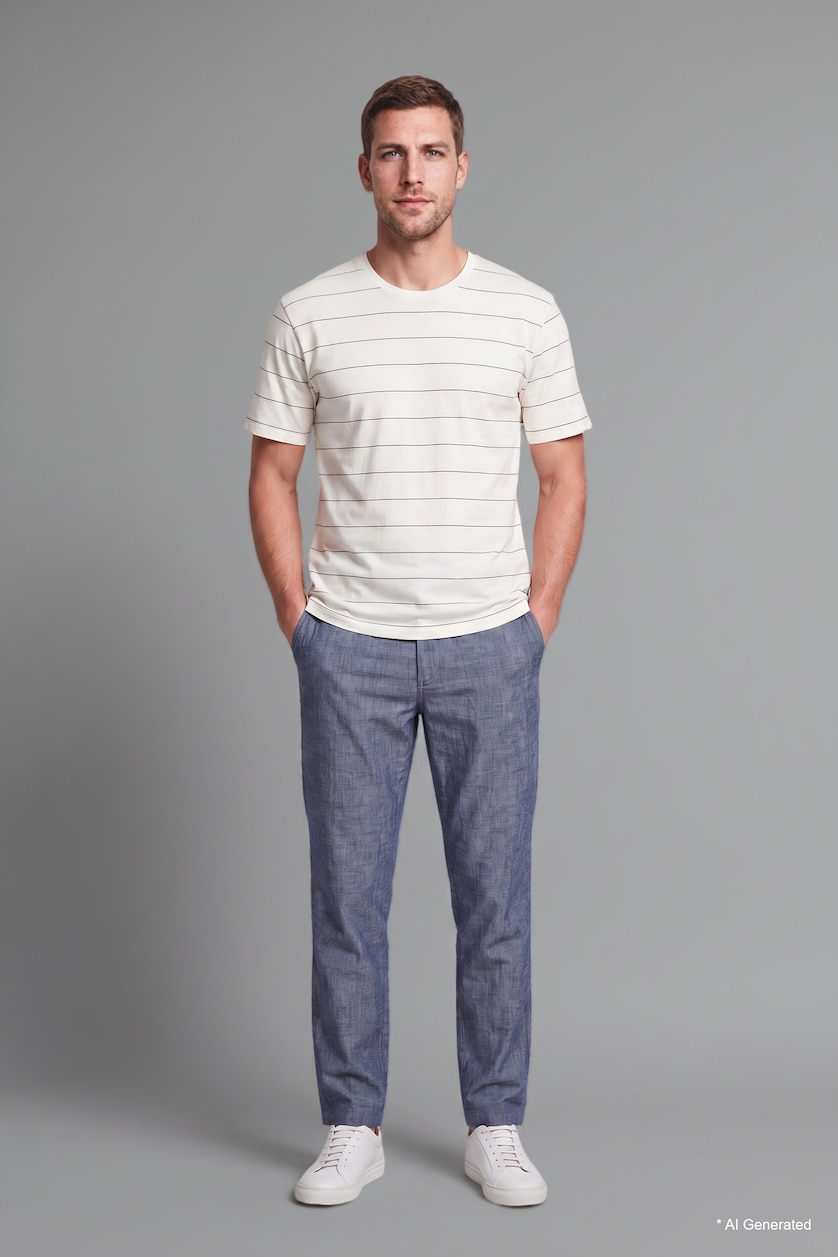 Men White Regular Fit Short Sleeve T-Shirt