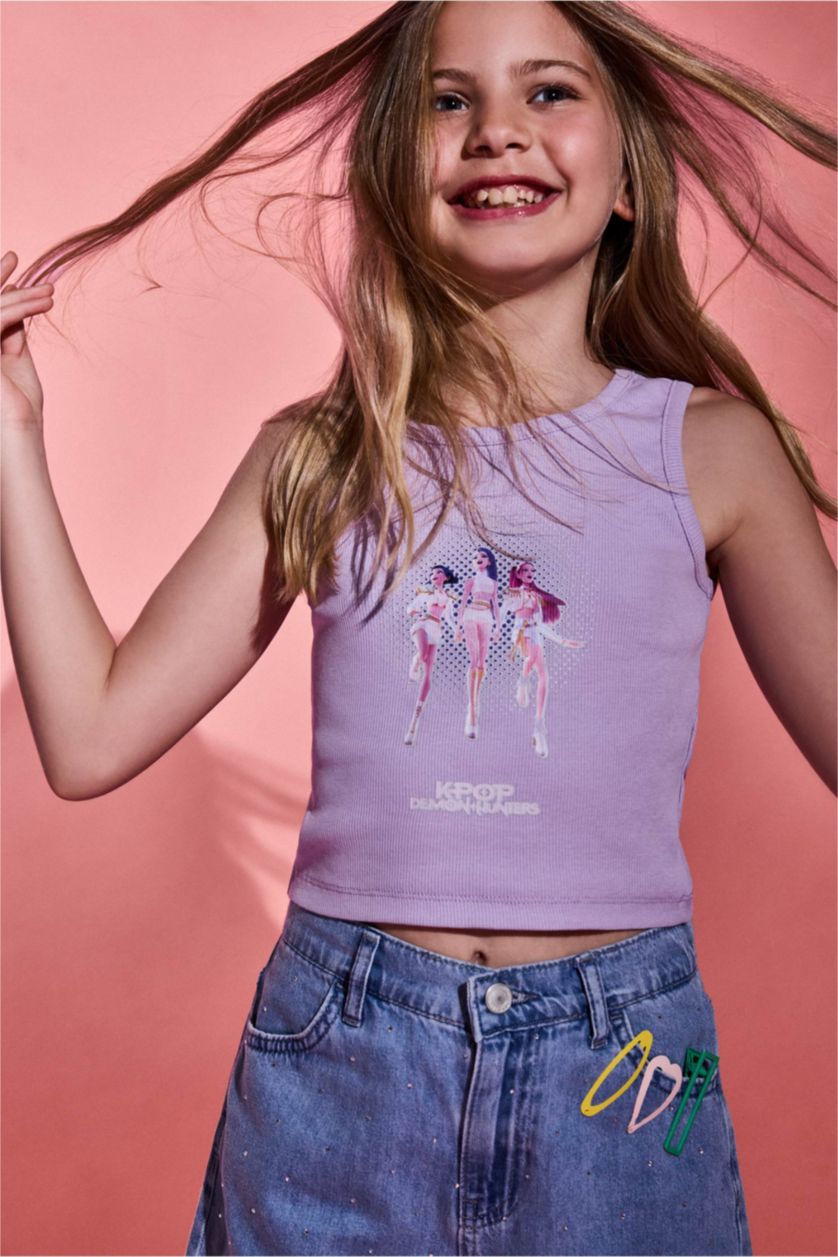 Young Girls - Teen Girls Lilac Girl Ribana Tank Top