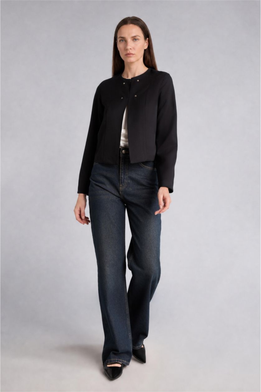 Women Black Regular Fit Long Sleeve Shirt