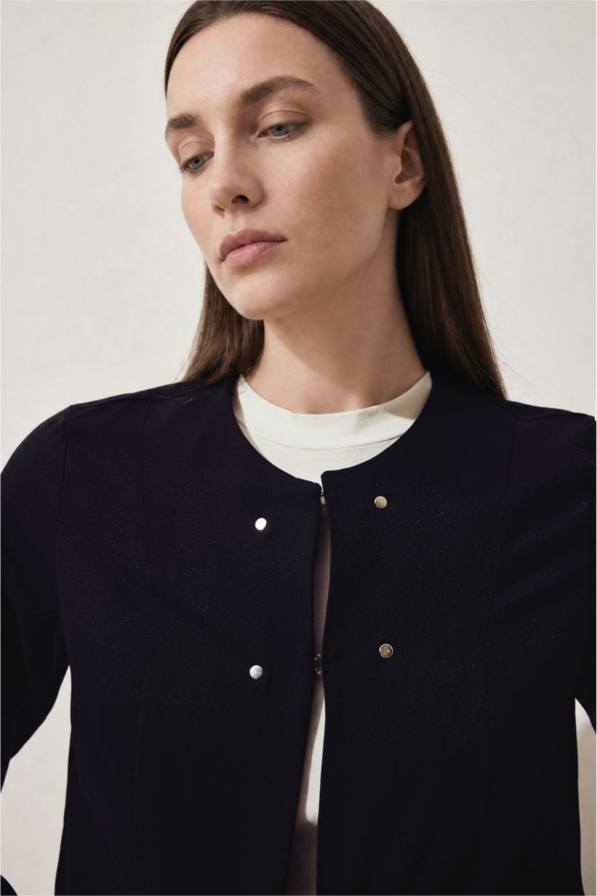 WOMAN Black Regular Fit Long Sleeve Shirt