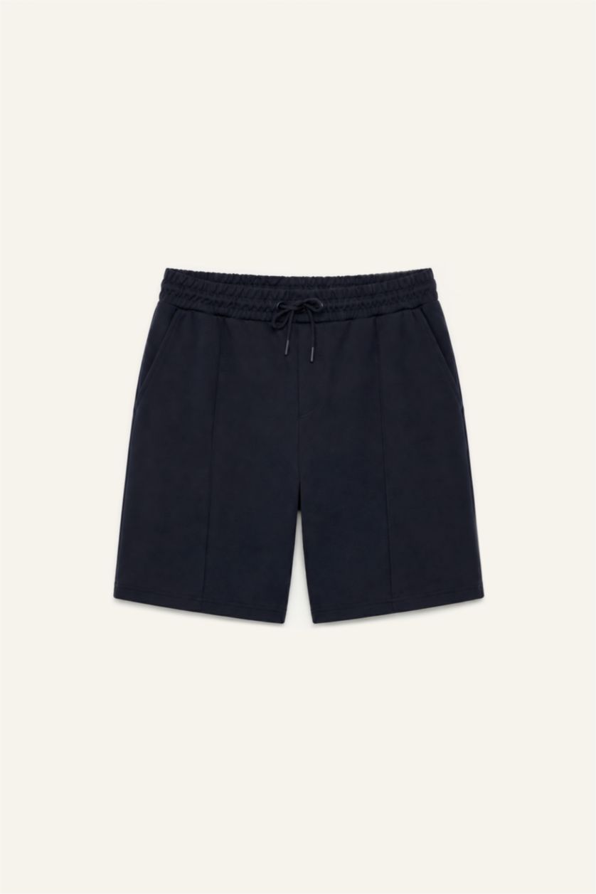 Erkek Lacivert Regular Fit Şort