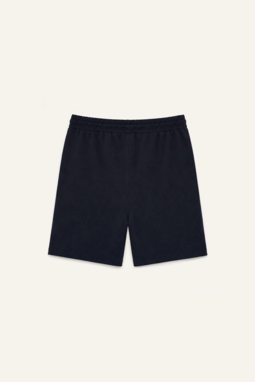 Erkek Lacivert Regular Fit Şort