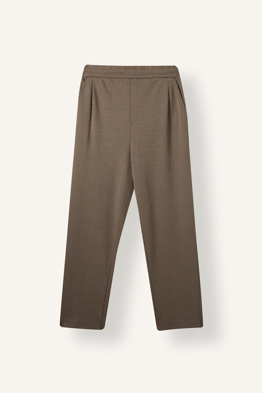 Men Light Brown Relax Fit Trousers